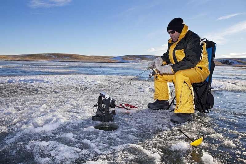 Britain's Ice Fishing Enthusiasts Can Now Gamble on the Frozen Lakes