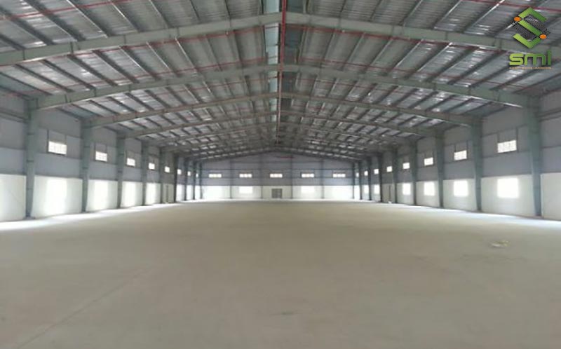 Mẫu nhà xưởng cỡ lớn có diện tích 3000m2 - 10.000m2